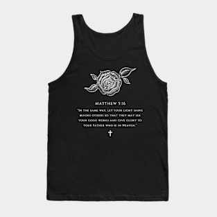 Bible verse - Matthew 5:16 Tank Top